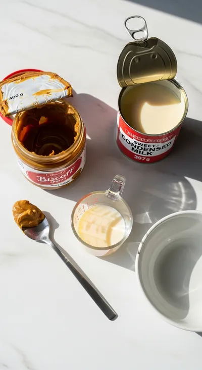 2-Ingredient Biscoff Mousse Recipe - cooking process