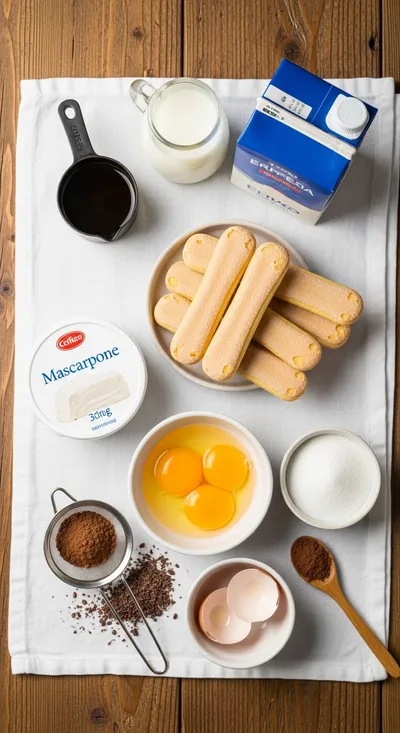 Classic Tiramisu - cooking process