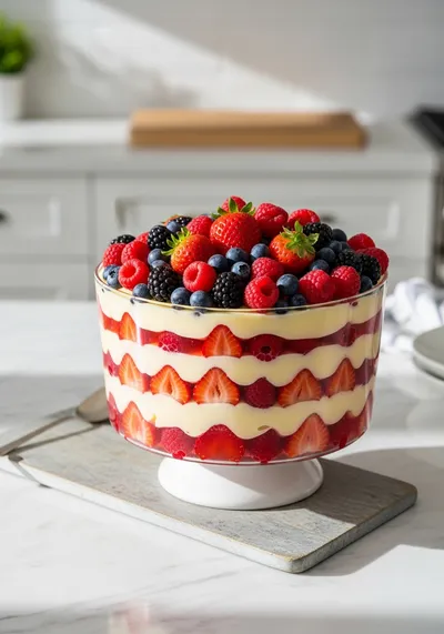 Jelly Custard Trifle