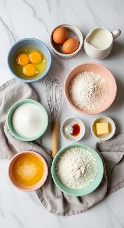 Light and Fluffy Sponge Cake – Simple Dessert - cooking process