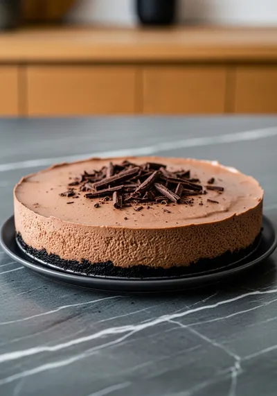 No-Bake Chocolate Cheesecake – Easy Dessert