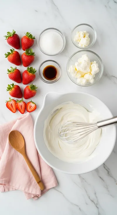 Strawberry Mousse Recipe - cooking process
